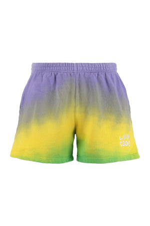 Logo print sweatshorts-0